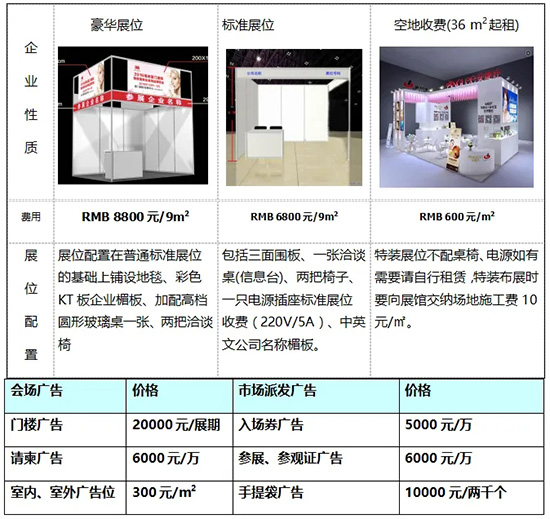 廈門國際美容美發化妝用品博覽會價格 廈門國際美容美發化妝用品博覽會價格